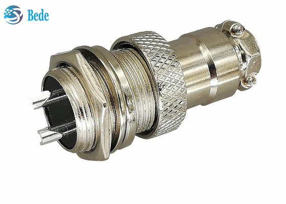 Konektor Penerbangan Gx16 Sirkular 16MM 2 Pin Konektor Panel Mount Set Pria dan Wanita