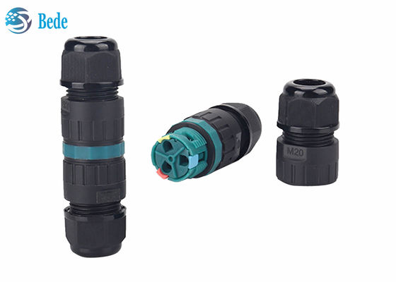 Konektor Kabel Tahan Air M20 Quick Wiring 3 Pin 2 Channel 450V 17.5A konektor tahan air ip68 2 pin