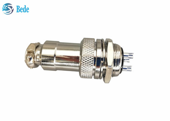 Kit Konektor Sirkular Pemasangan Depan Gx20 Pria & Wanita 2~10 / 12/ 14 / 15 Pin