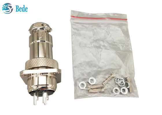 Panel Mount Bulat 9 Pin - 2 Pin Penerbangan Konektor GX20 Dengan Square Flange M19 Pria Wanita Set