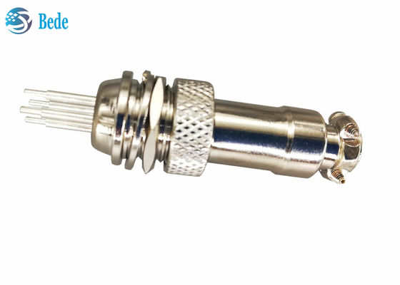 Pengelasan PCB Model Gx12 Konektor Penerbangan 2 ~ 7 Pin Panel Mount Konektor 3A 200V