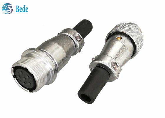 Konektor Sirkular 2 3 4 Pin Colokan Dan Soket Konektor Docking 25A 500V