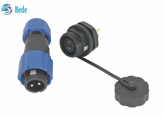Konektor Kabel Daya Tahan Air Ip68, Konektor Pemasangan Panel 2 Pin M13