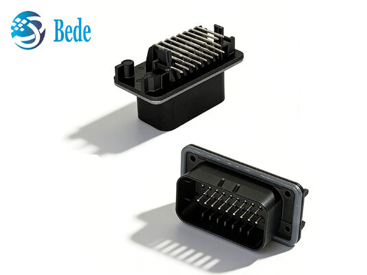 AMPSEAL 1-776087-1 Konektor Otomot Sudut Kanan 23Pin Header PCB