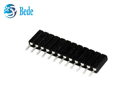 1x12Pin 2.54mm Pitch Baris Tunggal Soket SIP Header Wanita Lurus