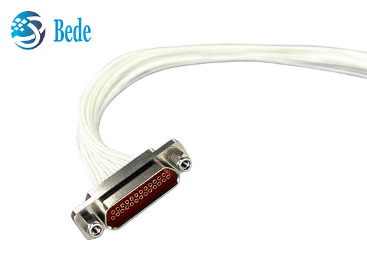 J30J‐25ZKP-30 25Pin Micro-D Connector dengan kabel 30cm Solder-Termined J30J-25TJS